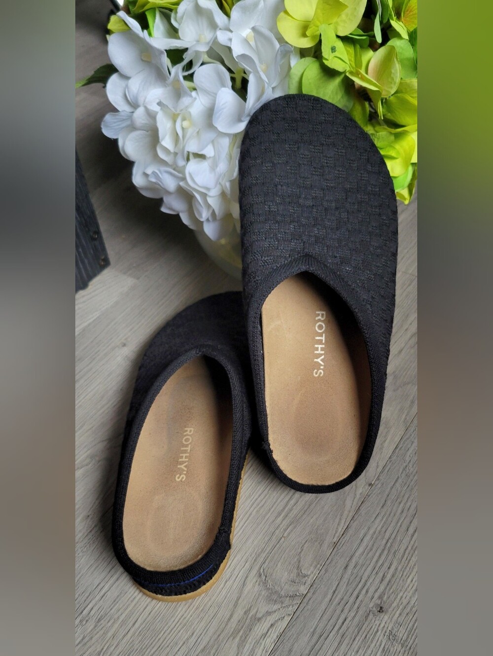 Rothy's The Hemp Casual Clog in Black Sand, Women's US 9, EU 39 - Picture 2 of 15